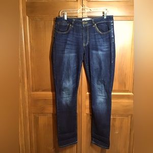 CAbi High Straight Jean Blue Denim